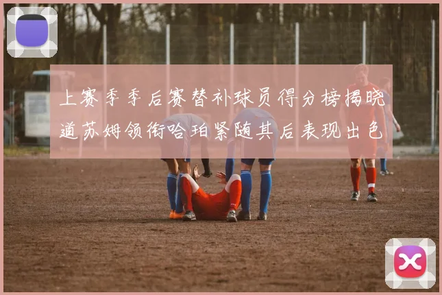 上赛季季后赛替补球员得分榜揭晓道苏姆领衔哈珀紧随其后表现出色